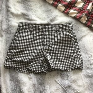 Plaid Black&White Shorts